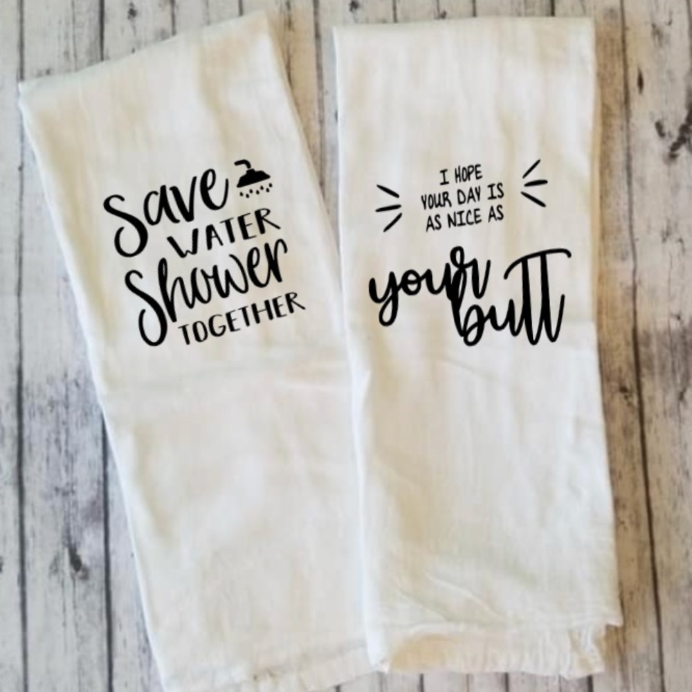 Funny bathroom Hand Towels